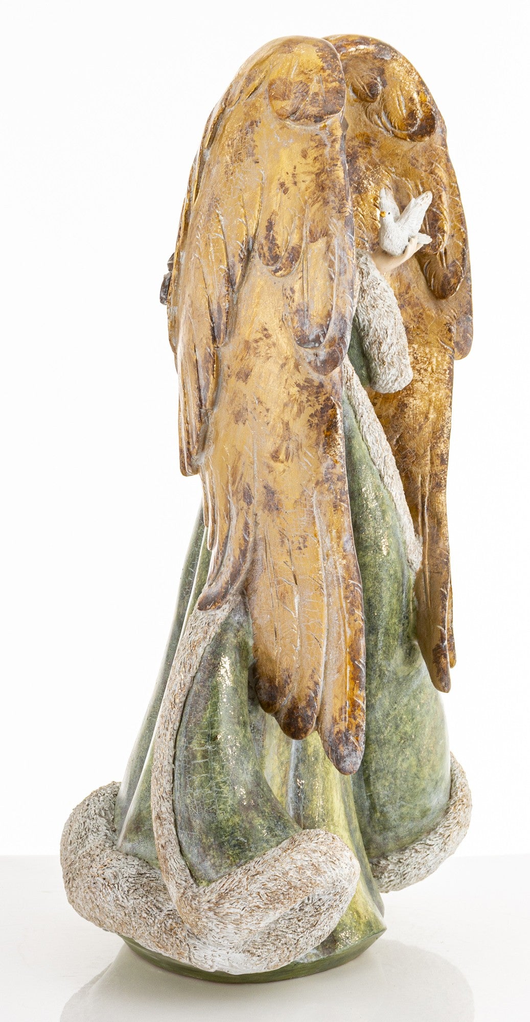 Figurka świąteczna anioł tworzywo sztuczne 53,5x30x23,5 cm