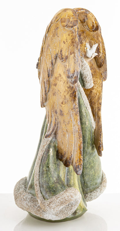 Figurka świąteczna anioł tworzywo sztuczne 53,5x30x23,5 cm