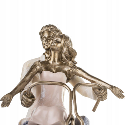 Para na rowerze figurka Ona i On Walentynki dekoracja ślubna zakochani