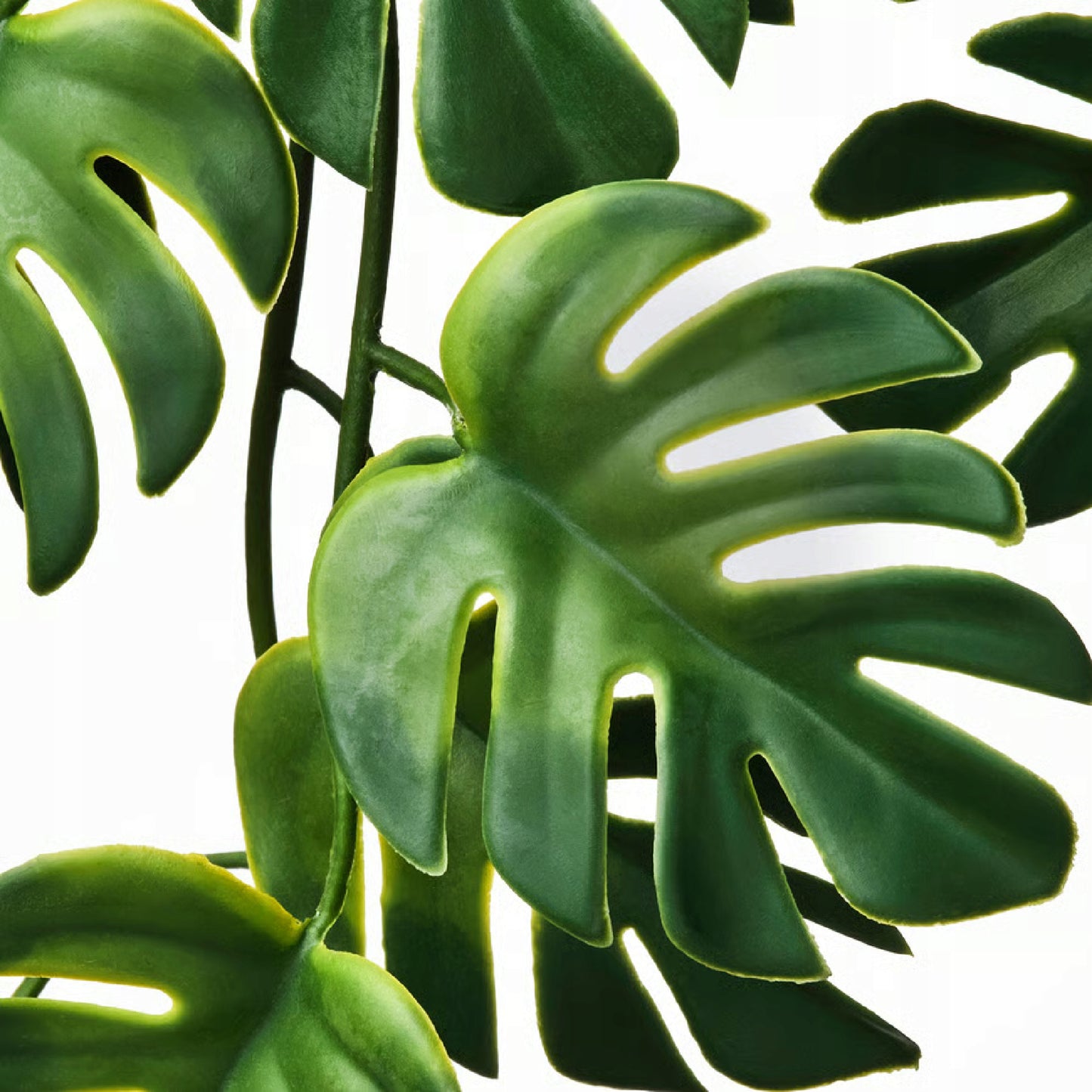 Roślina sztuczna Monstera mini zwieszająca w doniczce ozdobna sukulent