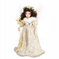 Figurka lalka kolekcjonerska figurka porcelanowa 50x29x26 świąteczna Anioł