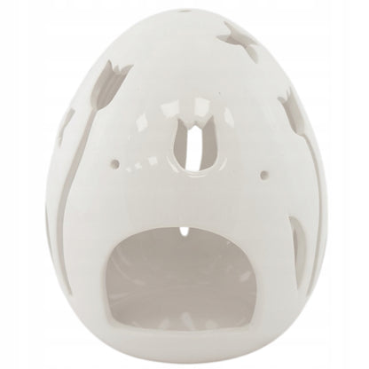 Jajko T-Light dekoracja wielkanoc ozdoba ceramiczna latarenka 20cm