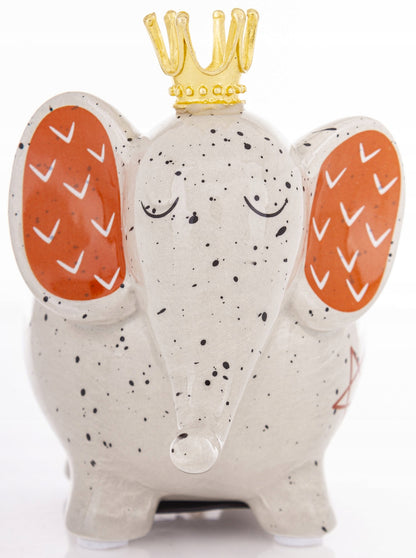 Skarbonka słoń słonik na szczęście figurka 10,5x8x12 cm
