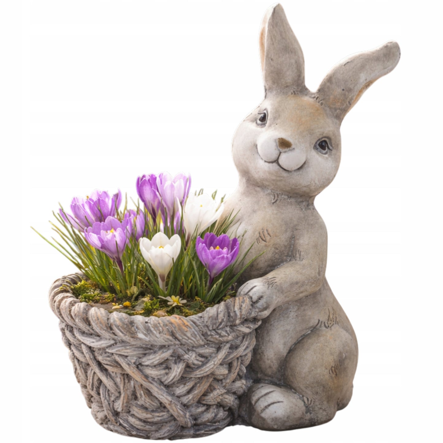 osłonka figurka zając 43 cm Królik wielkanocny doniczka