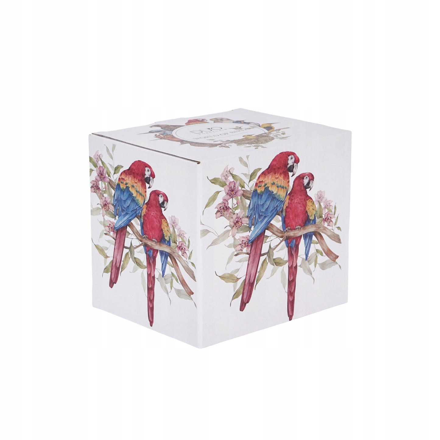 Kubek porcelanowy w pudełku papugi Duo Ptasi Świat porcelana 650 ml XXL