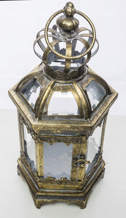 Lampion metalowy duży Latarenka styl indyjski