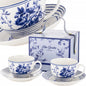 zestaw komplet filiżanek niebieski Filiżanka 2szt w pudełku porcelana