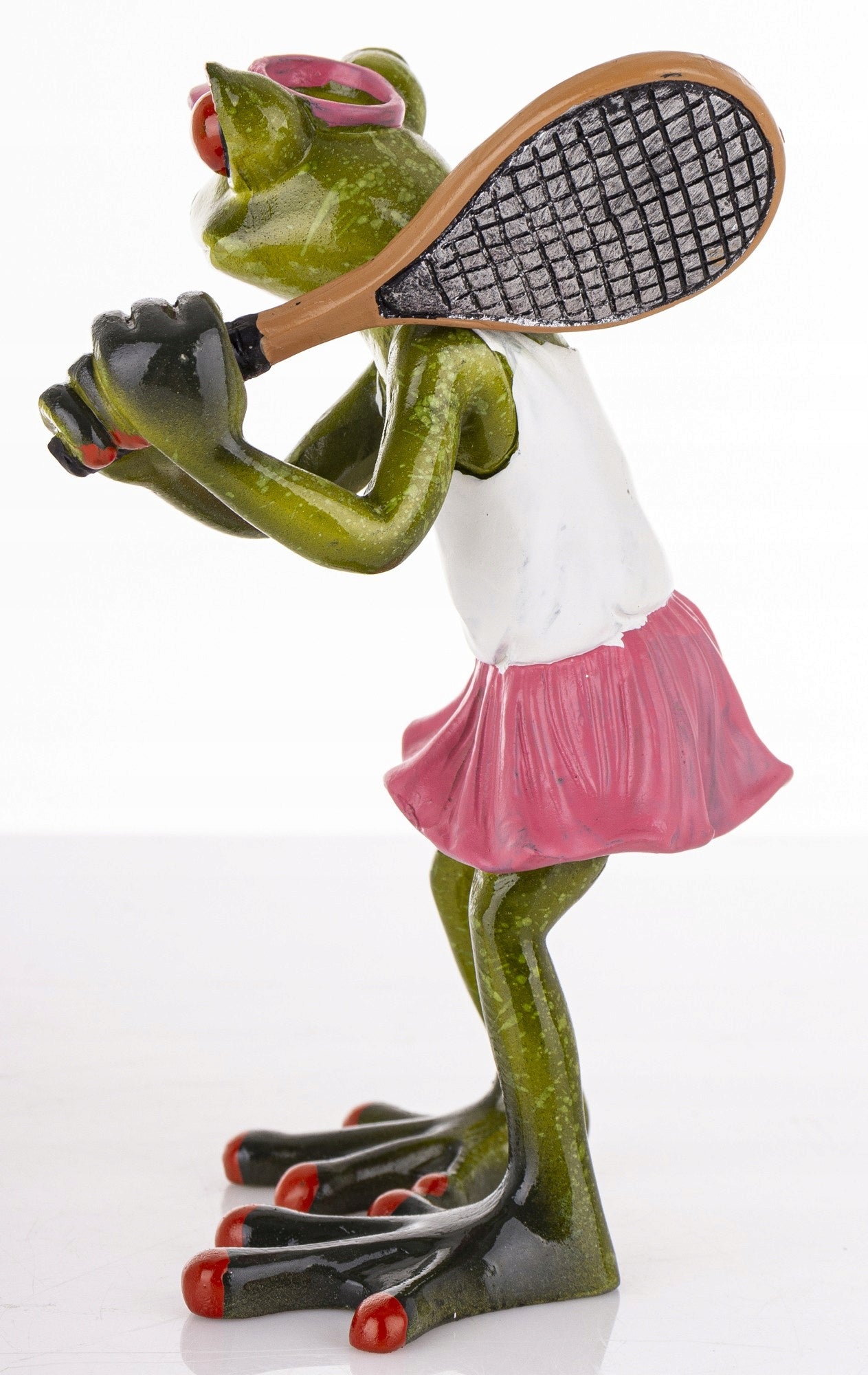Figurka żabka żaba tenisistka gracz tenis prezent dla tenisistki