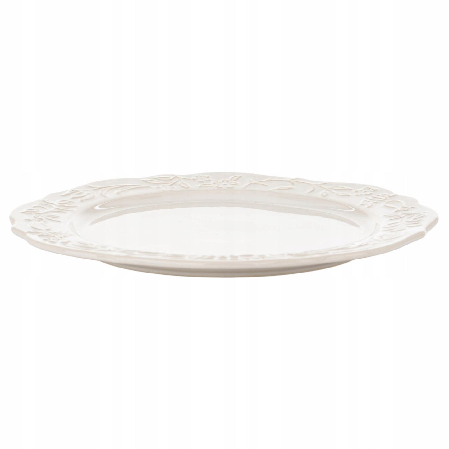 Talerz obiadowy duży płytki porcelanowy 28cm Sarmatia