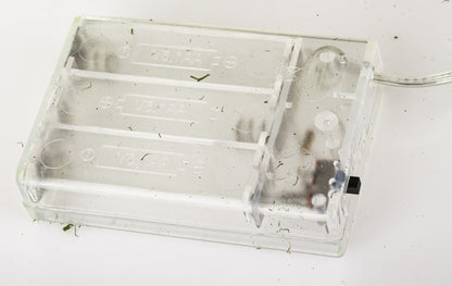 Ozdoba choinka LED metalowa zielona 40x29x10 cm