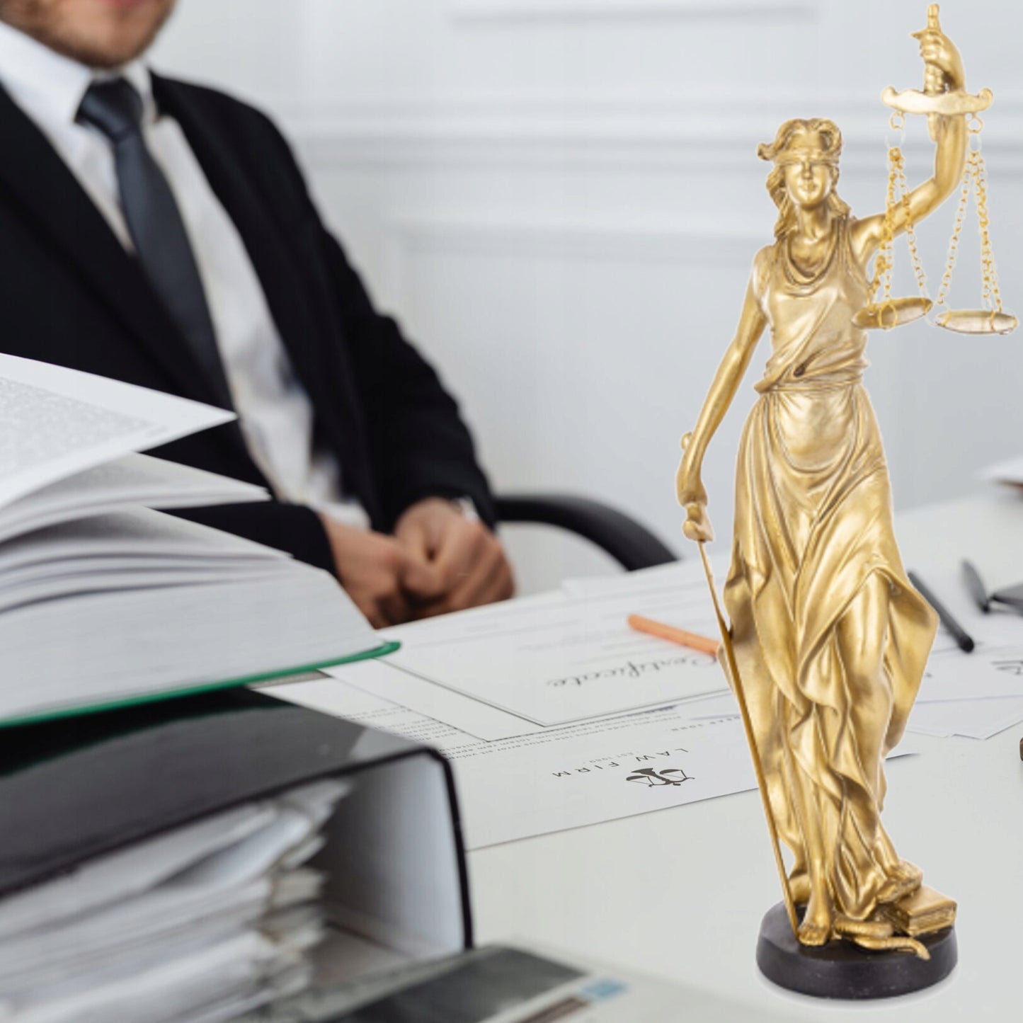 Temida rzeźba prezent figurka bogini sprawiedliwości 39,5 cm prezent