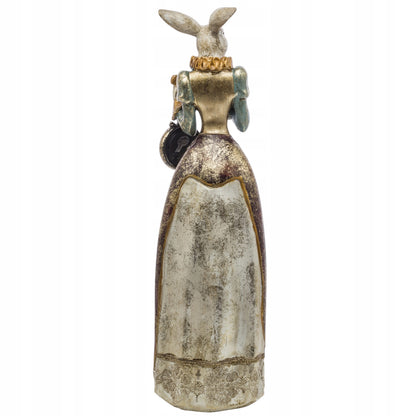 Figurka Pierrot Królik z Zegarkiem Dekoracja Statuetka Retro Vintage 44cm