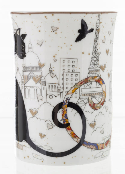 Kubek porcelanowy kot porcelana zakochane koty 250ml prezent
