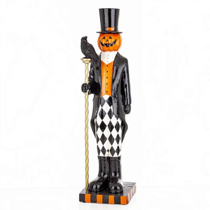 Figurka dynia Halloween dekoracyjna wielokolorowy 84x20x21