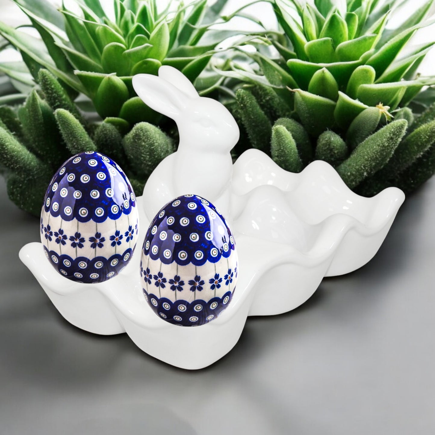 talerz na jajka półmisek podstawka ceramiczna