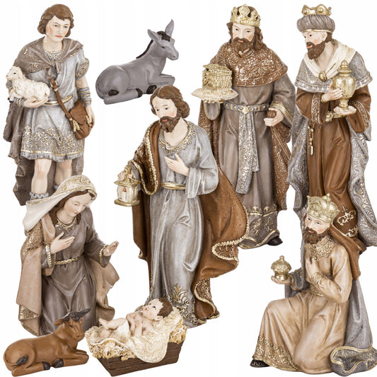 Figurki do Szopki Szopka Bożonarodzeniowa Figurka Świąteczna stajenka
