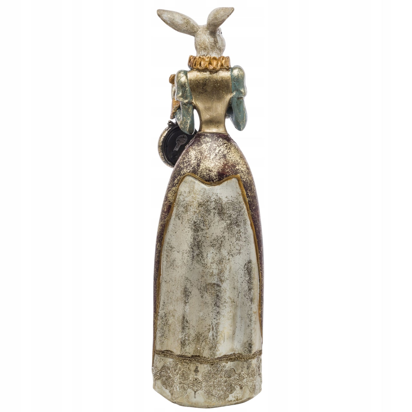 Figurka Pierrot Królik z Zegarkiem Dekoracja Statuetka Retro Vintage 44cm
