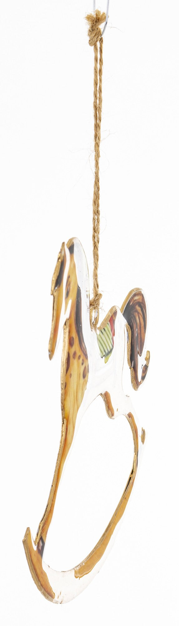 Zawieszka koń na biegunach Harmony metalowa wielokolorowa 13x15x0,5 cm