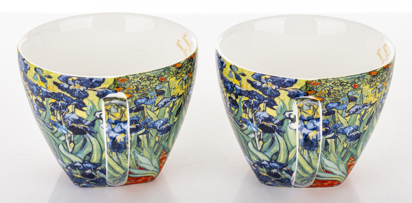 Produkt dekoracyjny Kpl. 2 Filiżanki Ze Spodkami I Łyżeczkami porcelana