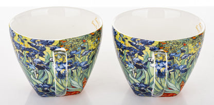 Produkt dekoracyjny Kpl. 2 Filiżanki Ze Spodkami I Łyżeczkami porcelana