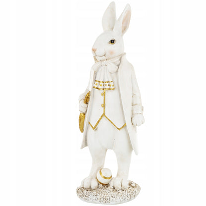 Figurka wielkanocna tworzywo sztuczne Pan zając królik wielkanocny 36 cm