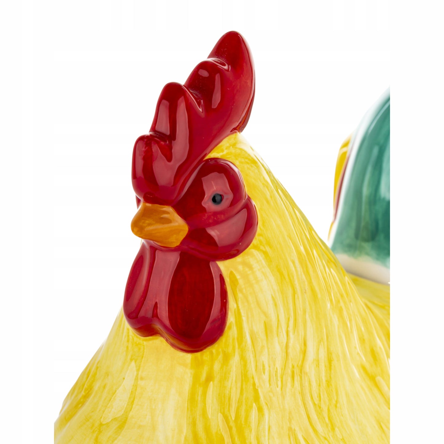 Figurka pojemnik ceramiczny z pokrywką kura 26 cm