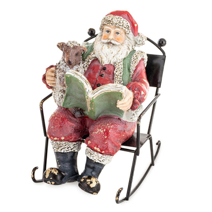 Figurka świąteczna Mikołaj tworzywo sztuczne 15x12,5x9 cm Casa Roma