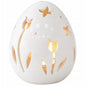 Lampion jajko ceramiczne na tealight świecznik wielkanocny dekoracja