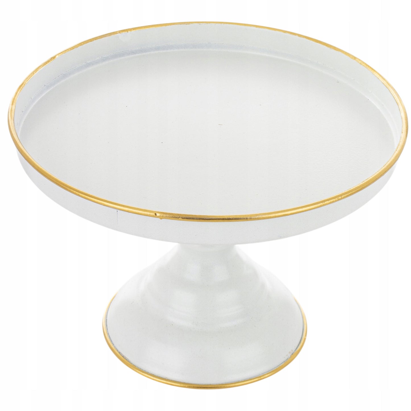 Elegancka patera dekoracyjna metal ze szkłem glamour 31x25,5x25,5 cm