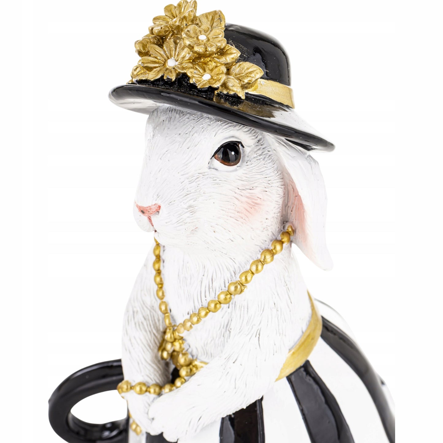 Figurka wielkanocna Elegancka Króliczka Glamour Pani królik dekoracja