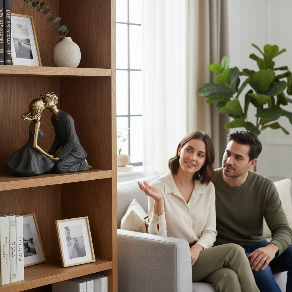 Figurka para zakochanych Ona i On dekoracja Walentynki