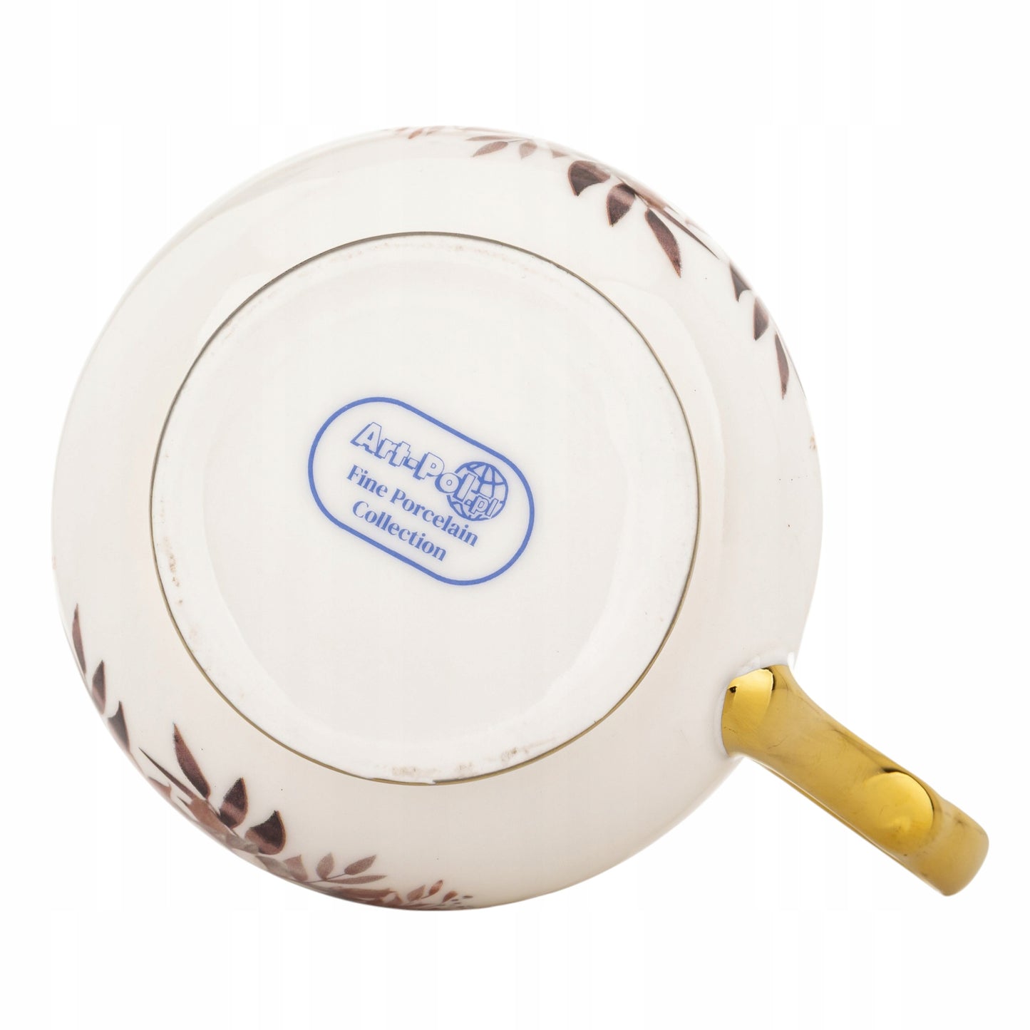 Kubek w pudełku porcelana 450 ml filiżanka wzór w kwiaty prezentowy