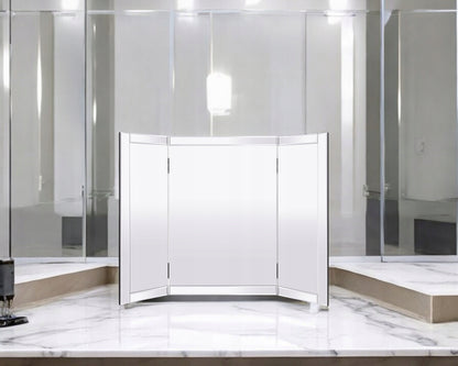 Lustro na toaletkę stojące Glamour prostokątne rozkładane 67 x 60 cm