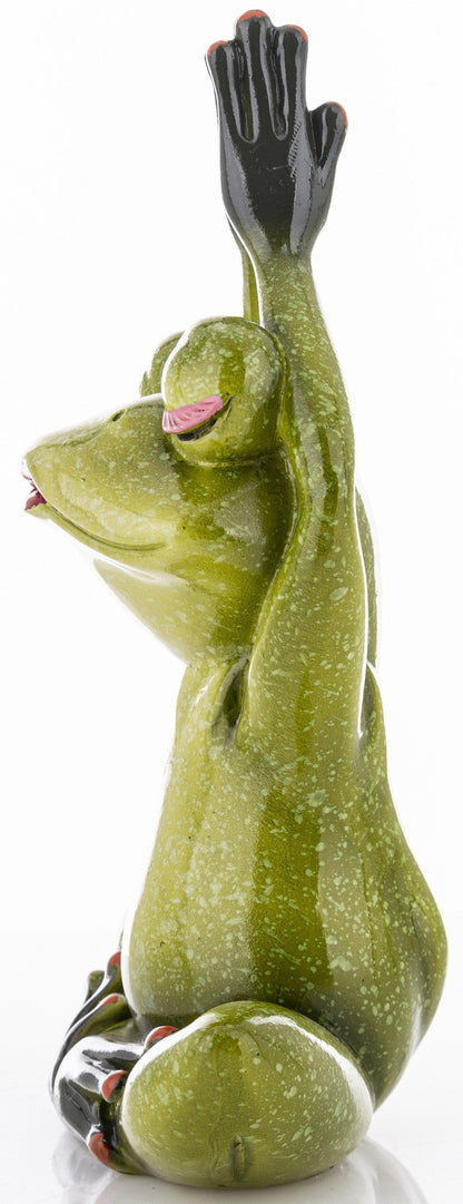 FIGURKA ŻABA MEDYTUJĄCA 20x15x7cm żabka joga pilates