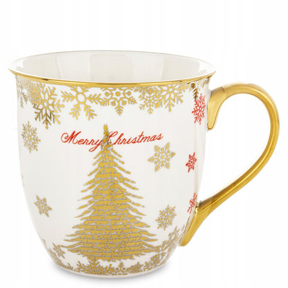 Kubek filiżanka świąteczna w pudełku porcelana prezent świąteczny mikołajki