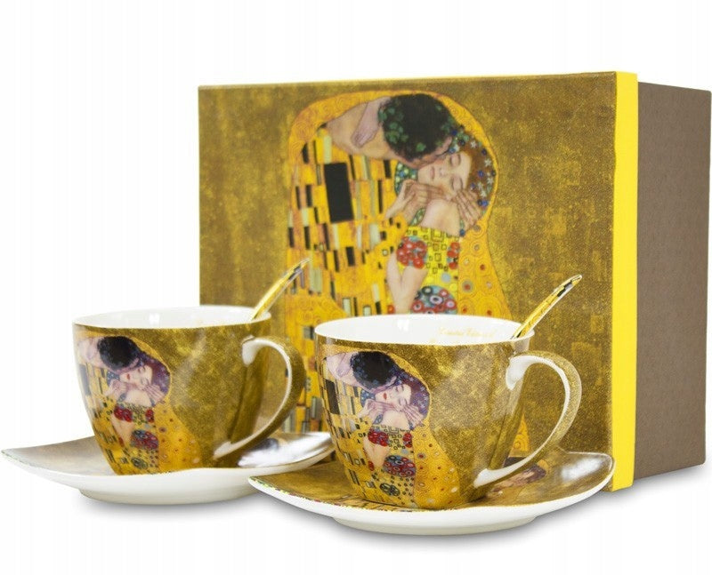 Filiżanka Gustav Klimt porcelana 250 ml 2 szt. serwis kawowy