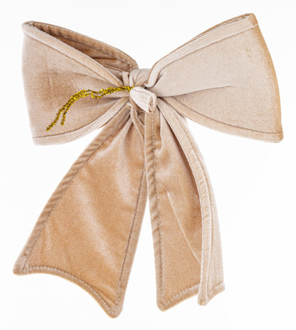 Kokarda tekstylna beżowa 25x27x3,5 cm