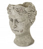 Doniczka osłonka głowa 20 x 15 cm beton