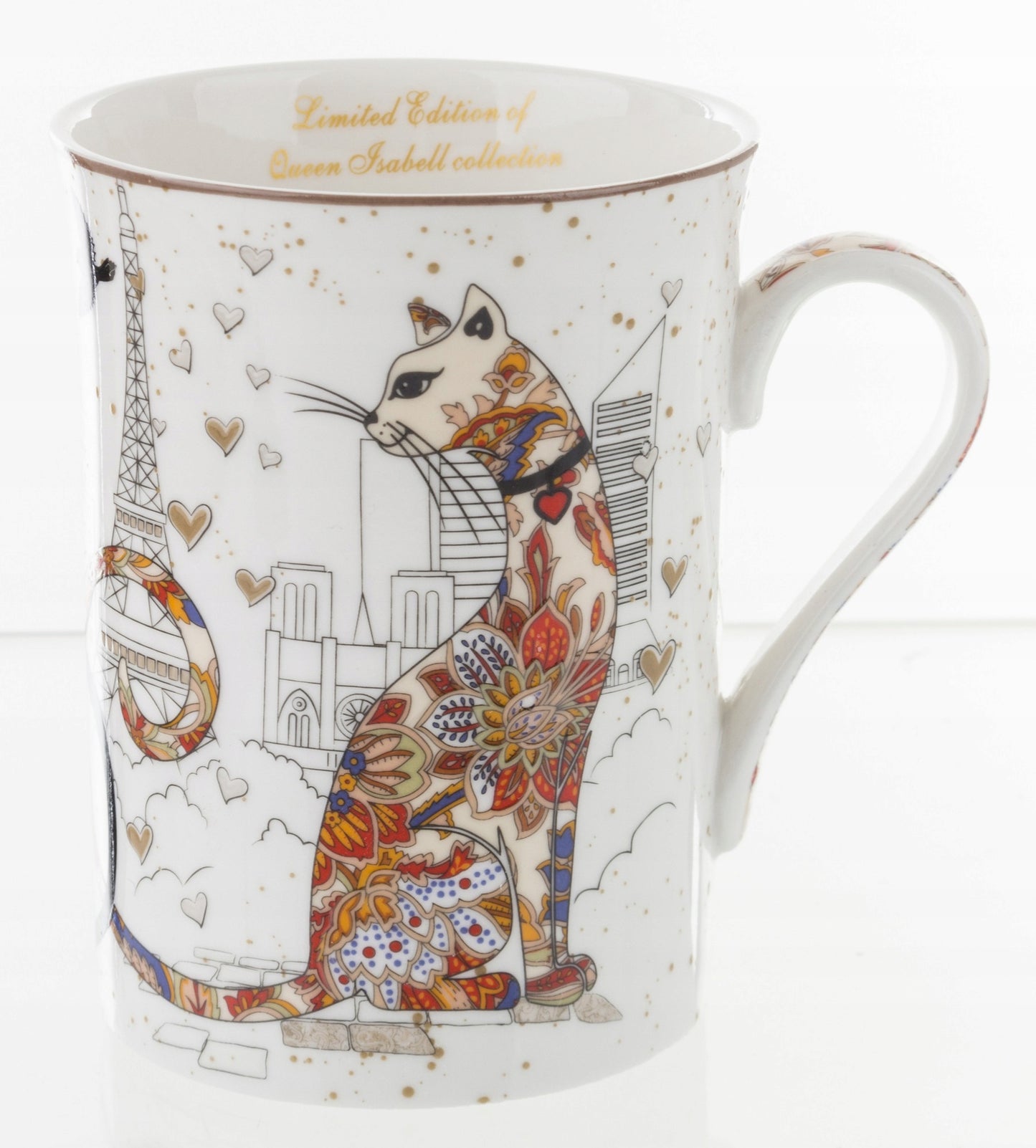Kubek porcelanowy kot porcelana zakochane koty 250ml prezent