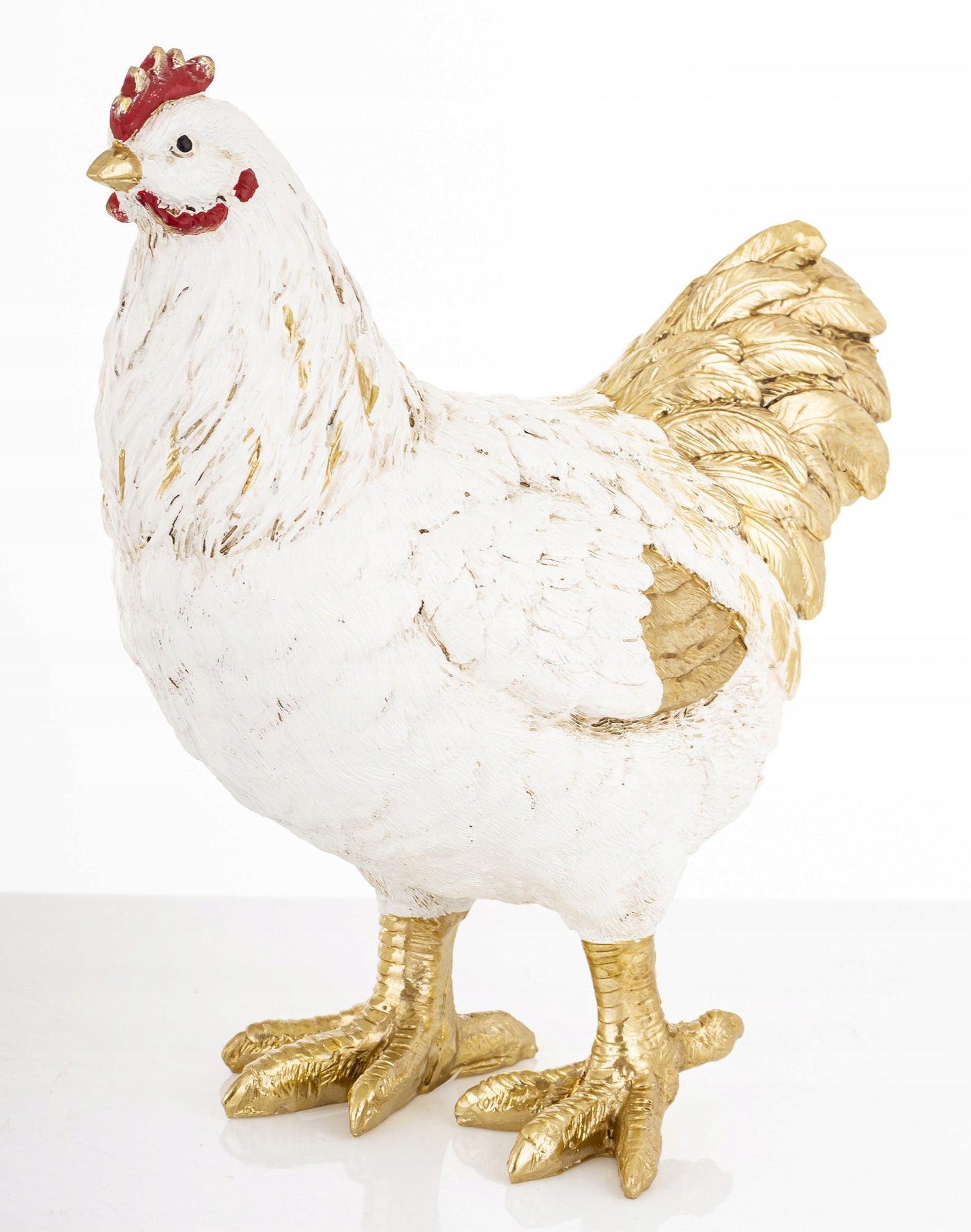 zestaw 2 szt figurka wielkanocna kura i kogut 26 cm