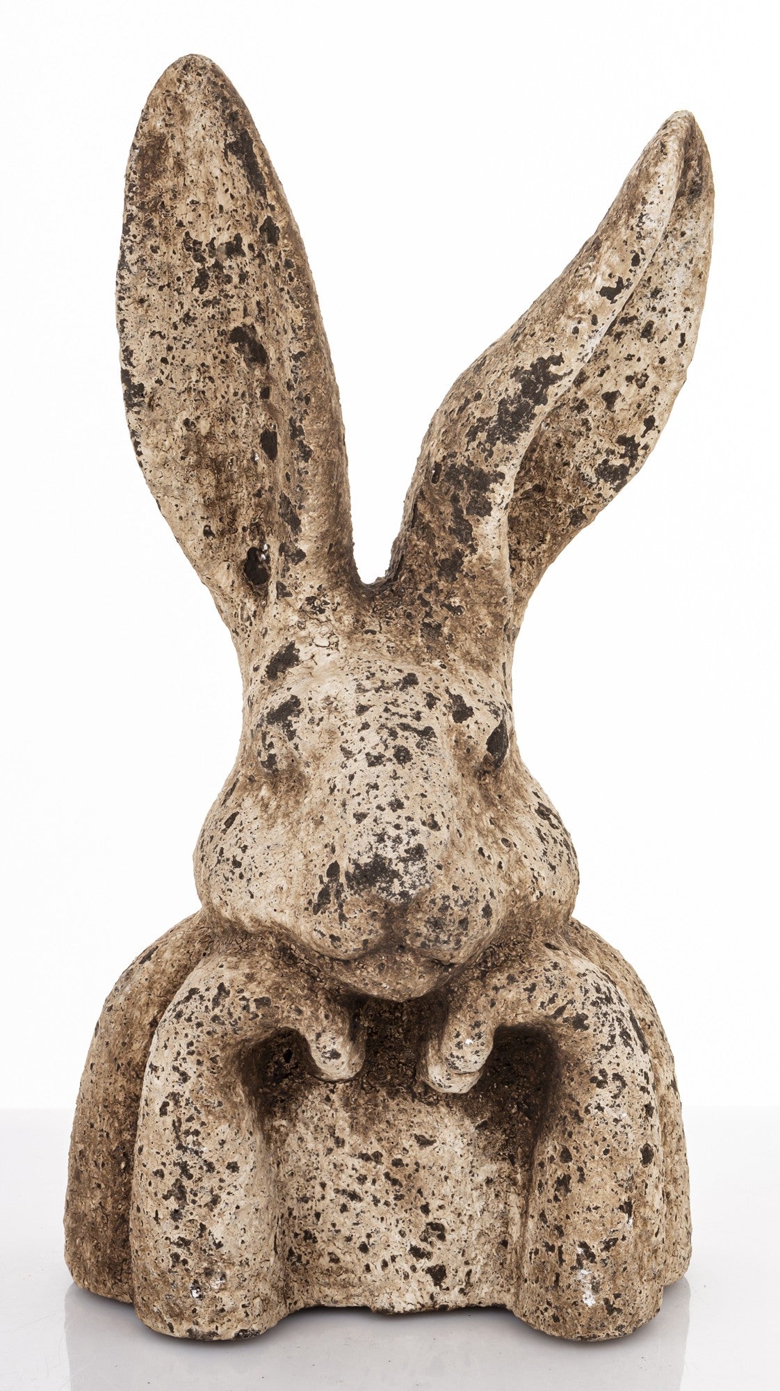 Zając Królik figurka zamyślony szaro-brązowy Piękny 29cm wielkanocna