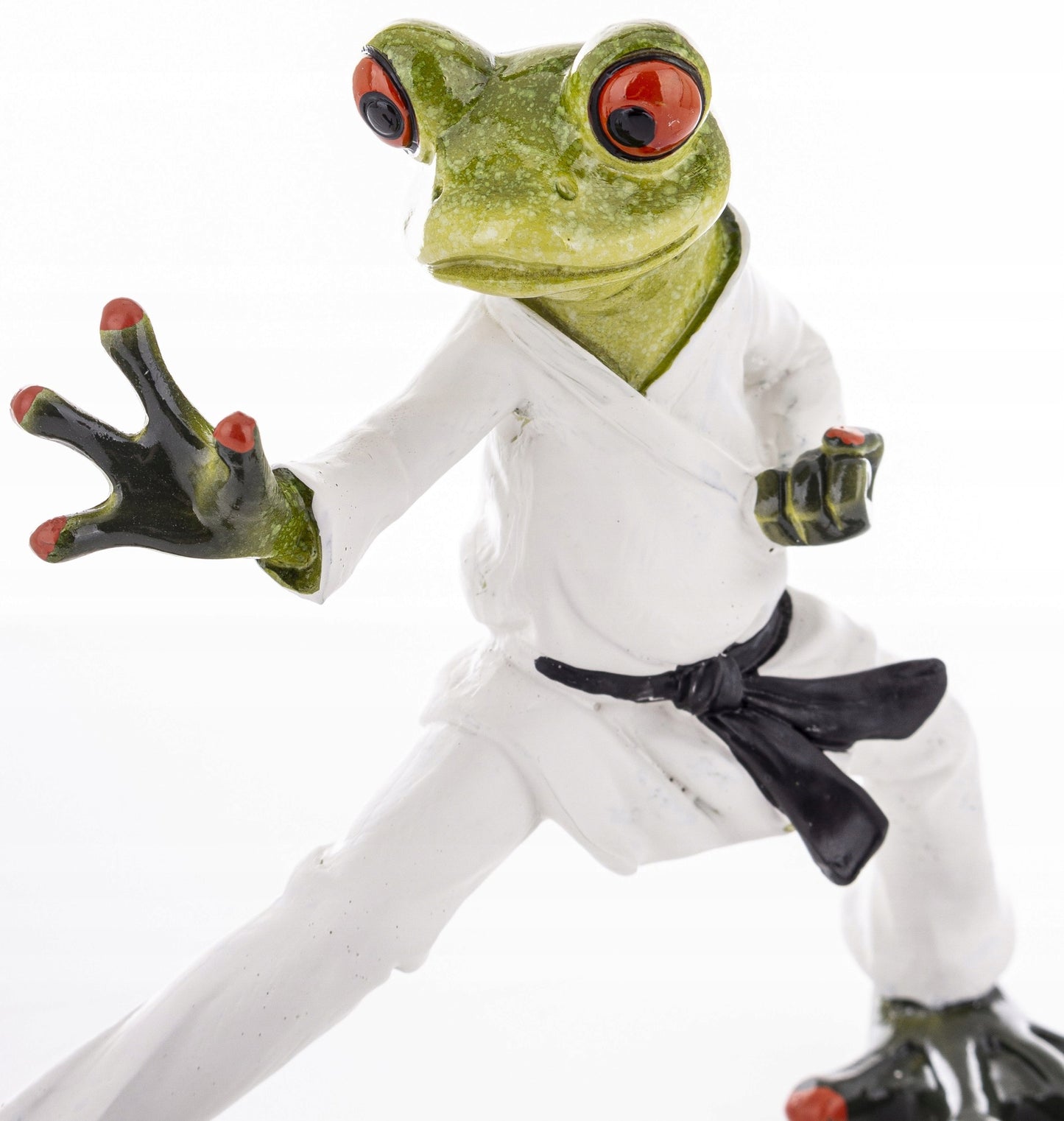Figurka żaba karate figura karateki dekoracja prezent sztuki walki