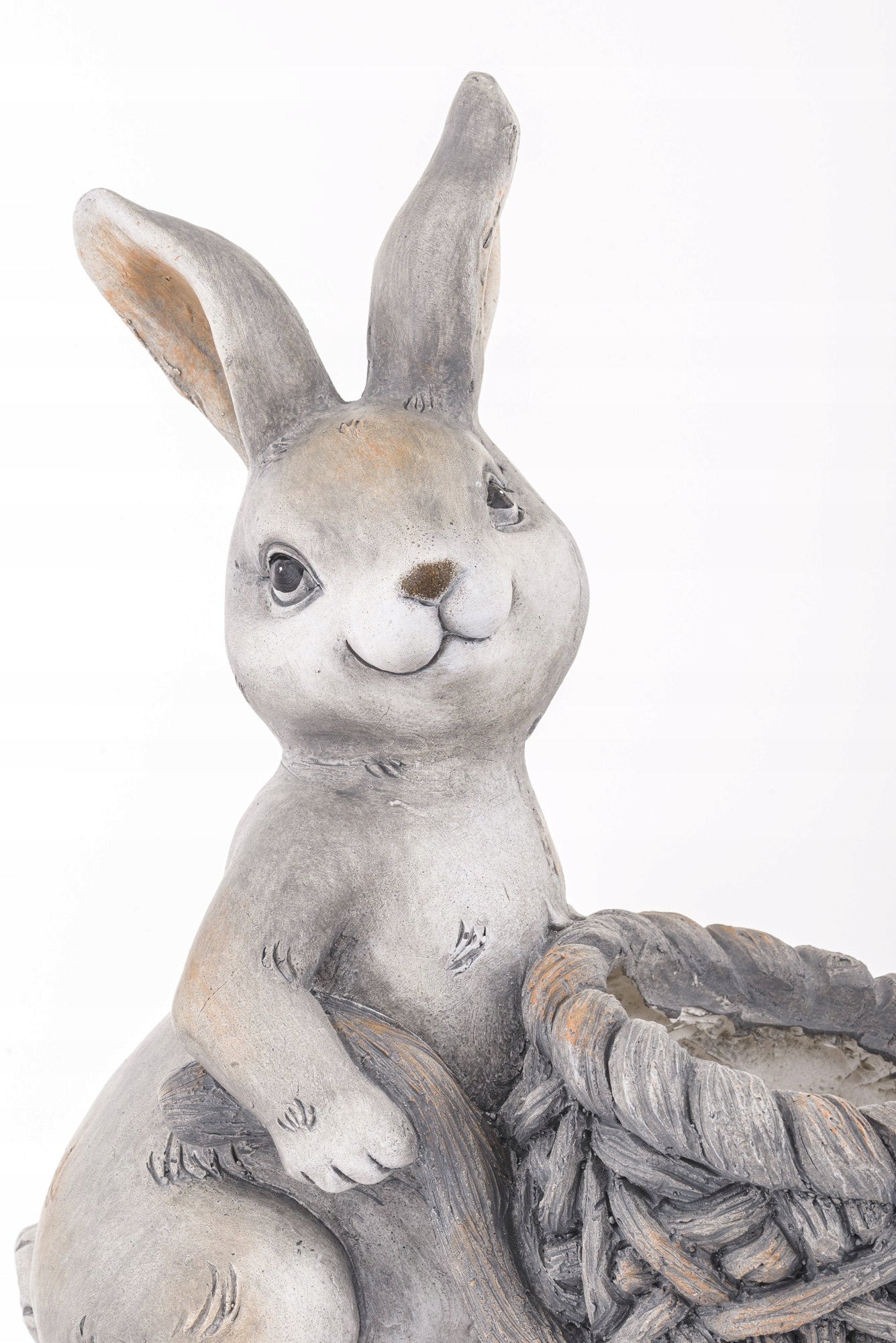 osłonka figurka zając 43 cm Królik wielkanocny doniczka