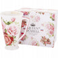 Kubek w kwiaty porcelanowy Queen Isabell w ozdobnym pudełku 500 ml
