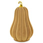 Ozdoba jesienna dynia ceramiczna beżowa 33x20x20 cm