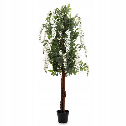 Drzewko Dekoracyjne Wisteria 157 cm sztuczny krzew w doniczce palma