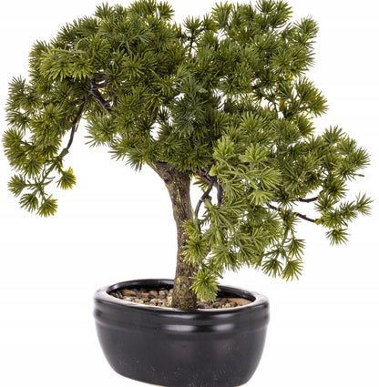 Sztuczne drzewko Bonsai w doniczce 31x30x24 naturalne wysoka jakość