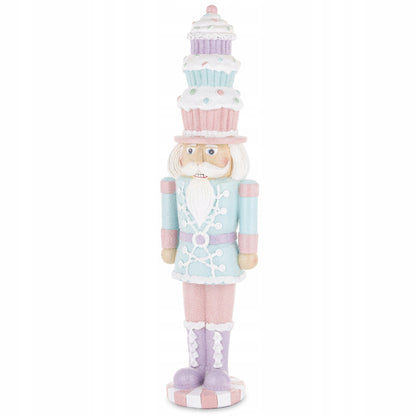 Dziadek do orzechów 46 cm pastelowy figurka świąteczna prezent na święta