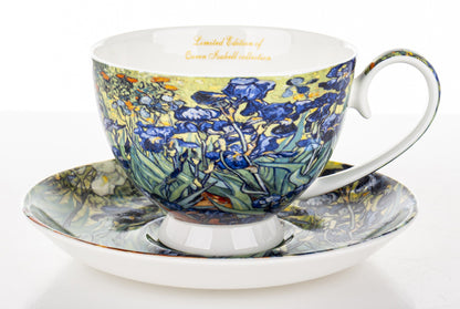 Filiżanka Ze Spodkiem porcelana wielokolorowy