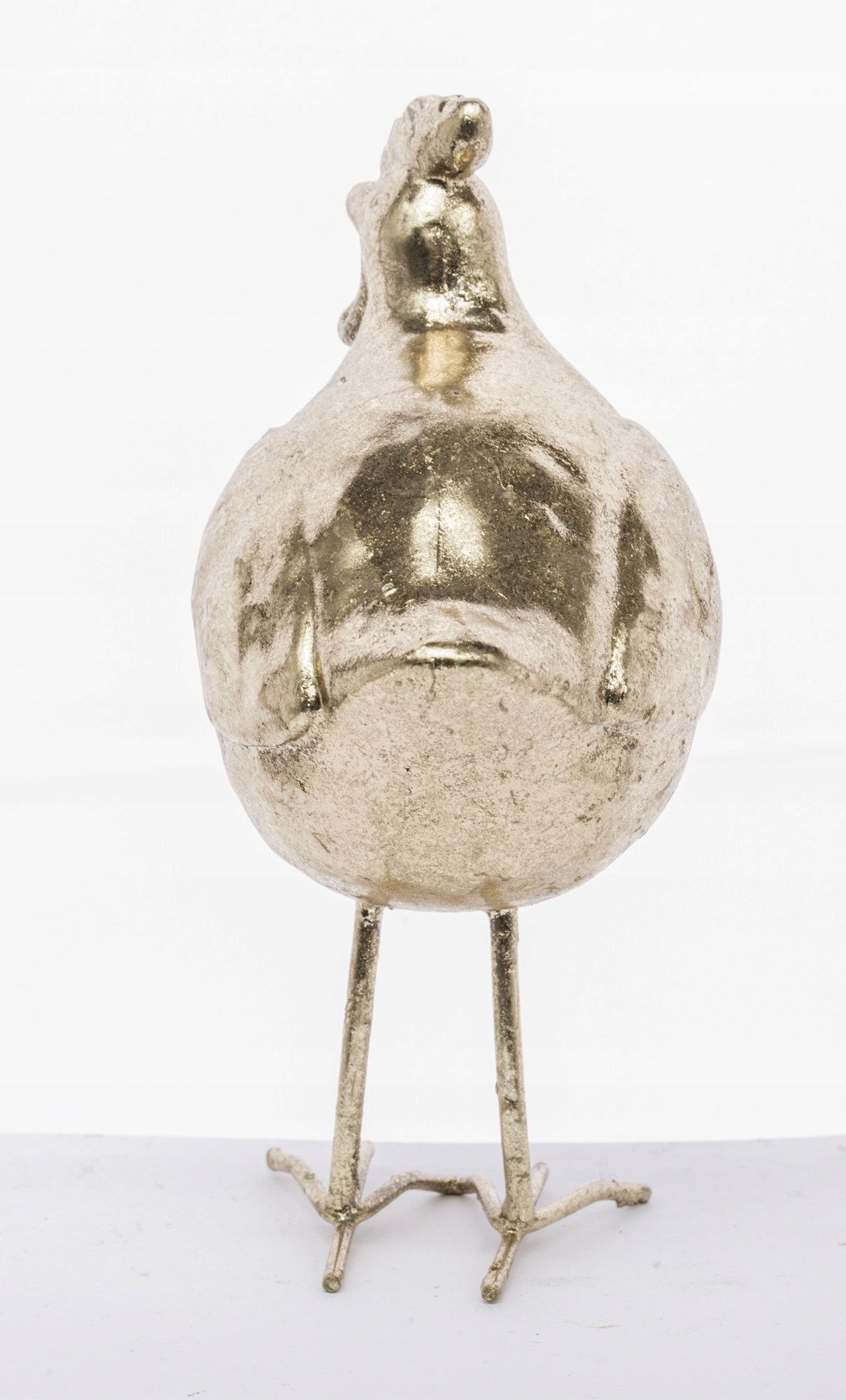 figurka kura wielkanocna kurka złota 13 cm